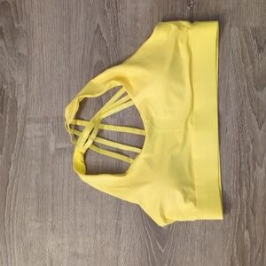 Nine Bull Strappy Cross Back Sports Bra with Removable Pads Size XXL